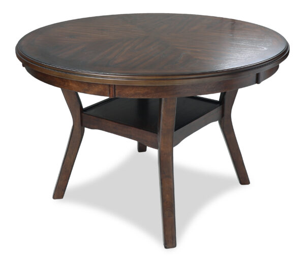 5pc Mitchell 47" Round Dining Table Group - Cherry - Image 3