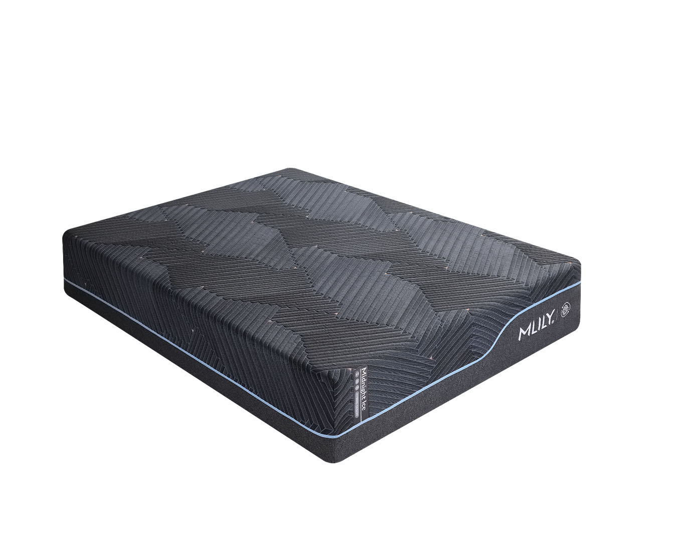 Midnight ICE - 14" Hybrid Copper Infused Mattress by Mlily - Luxury Cool Sleep