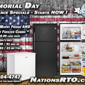 GE 18 CFt. & Chest Freezer Package Special