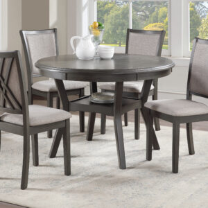 5pc Amy Dining Table – Gray