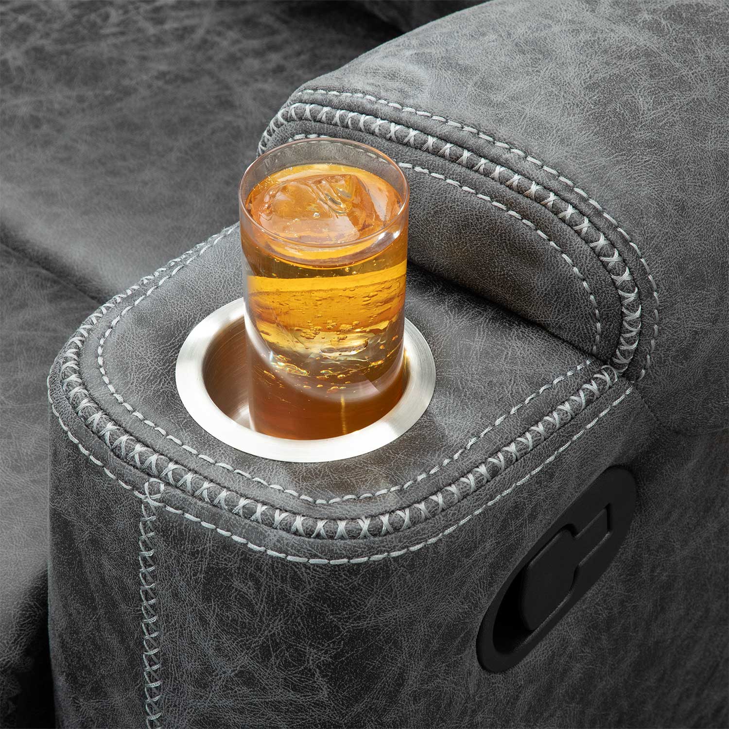 Kano Rocker Recliner - Argent Grey - WOW!! Special - Image 2