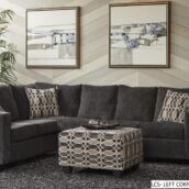 6037 FBY CHARCOAL - DOMESTIC - SECTIONAL